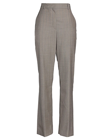SANDRO Casual trouser Dark brown 55% Polyester, 45% Virgin Wool