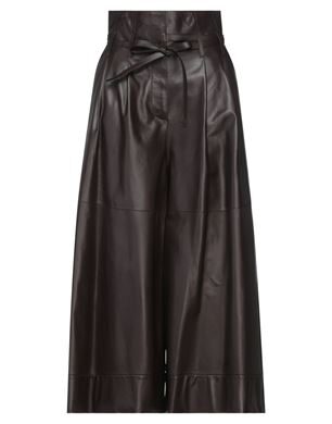 LOEWE パンツ ダークブラウン レディース