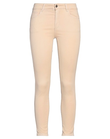 FRACOMINA Casual trouser Beige 97% Cotton, 3% Elastane