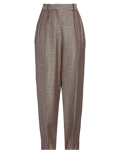 SANDRO Casual trouser Brown 100% Viscose