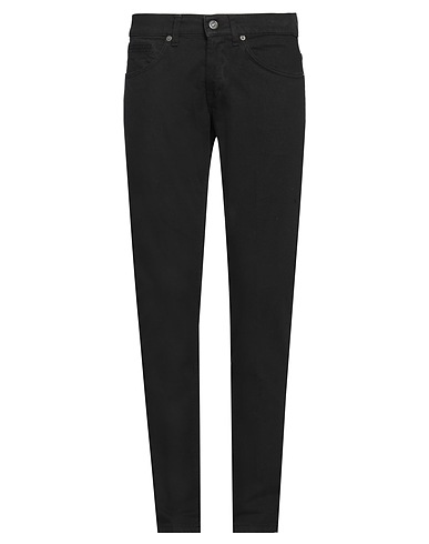 DONDUP Denim trousers Black 97% Cotton, 3% Elastane