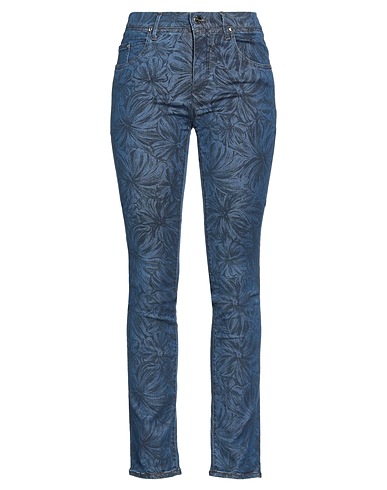 JACOB COHЁN Denim trousers Blue 56% Modal, 28% Cotton, 14% Cupro, 2% Elastane