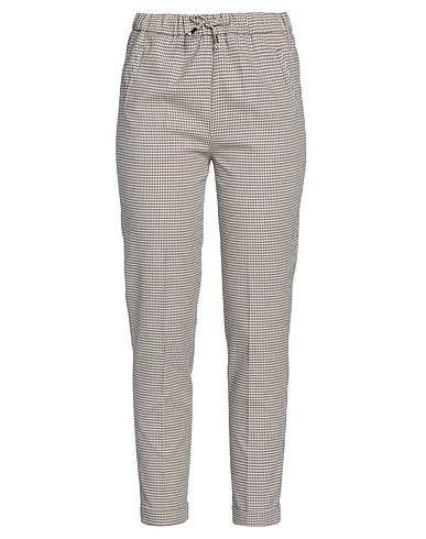 ROSSOPURO Casual trouser Brown 50% Polyester, 49% Viscose, 1% Elastane