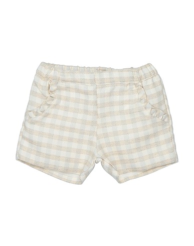 MELBY Shorts & Bermuda Beige 87% Cotton, 9% Viscose, 2% Polyester, 2% Polyamide