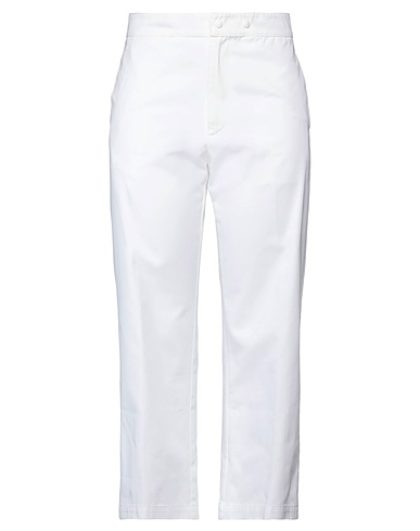 JUCCA Casual trouser White 100% Cotton
