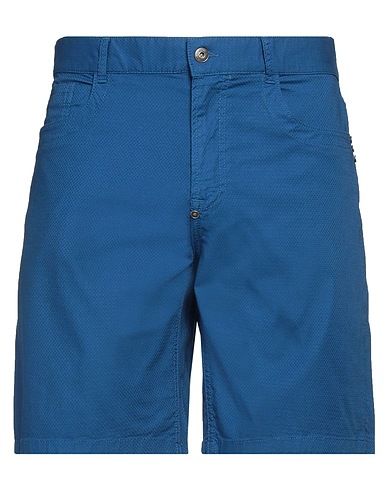 BIKKEMBERGS Shorts & Bermuda Blue 96% Cotton, 4% Elastane
