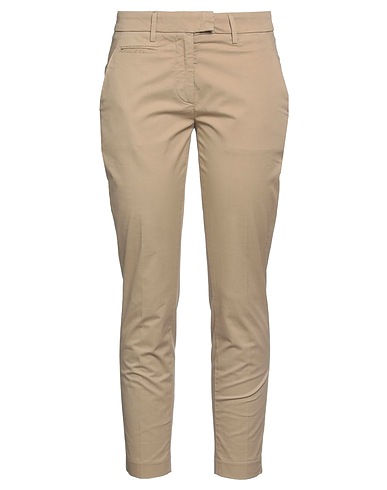 DONDUP Casual pants Khaki 96% Cotton, 4% Elastane