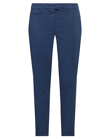 DONDUP Casual pants Blue 96% Cotton, 4% Elastane