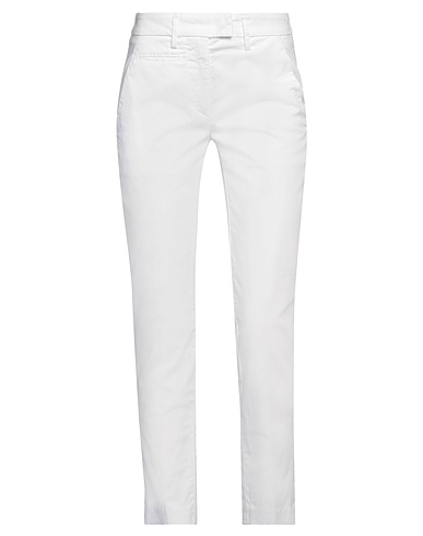 DONDUP Casual trouser Off white 96% Cotton, 4% Elastane