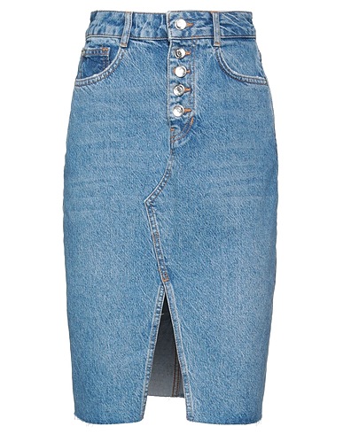 LIU •JO Denim skirt Blue 43% Lyocell, 40% Viscose, 17% Cotton