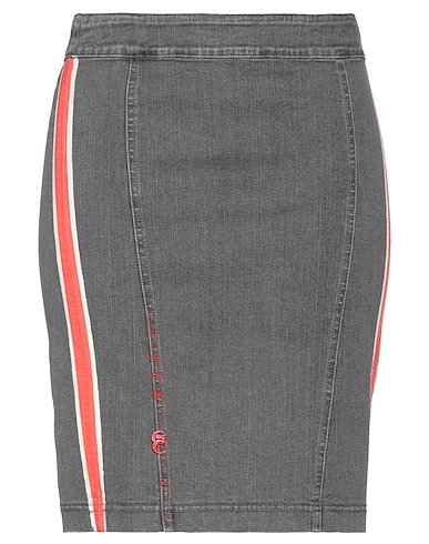 ELISA CAVALETTI by DANIELA DALLAVALLE Mini skirt Grey 98% Cotton, 2% Elastane