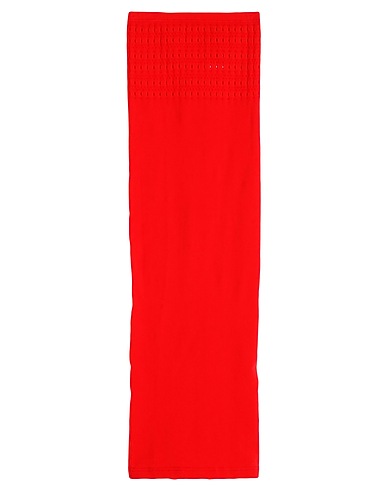 ALAÏA Midi skirt Red 82% Polyester, 18% Elastane