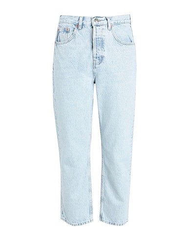 TOPSHOP Denim pants Blue 100% Cotton