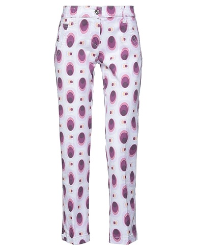 JACOB COHЁN Denim trousers White 98% Cotton, 2% Elastane
