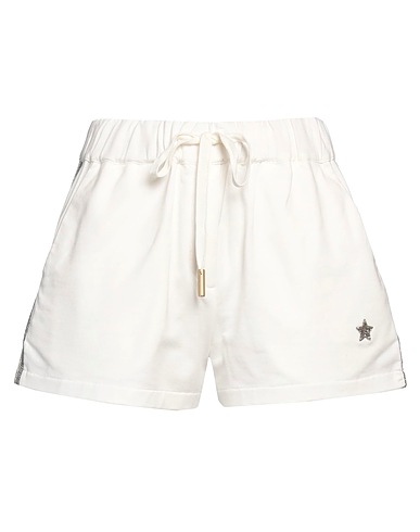 LORENA ANTONIAZZI Shorts & Bermuda White 95% Cotton, 5% Elastane