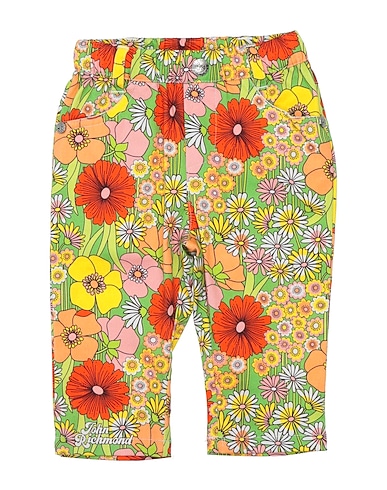 JOHN RICHMOND Casual pants Yellow 97% Cotton, 3% Elastane