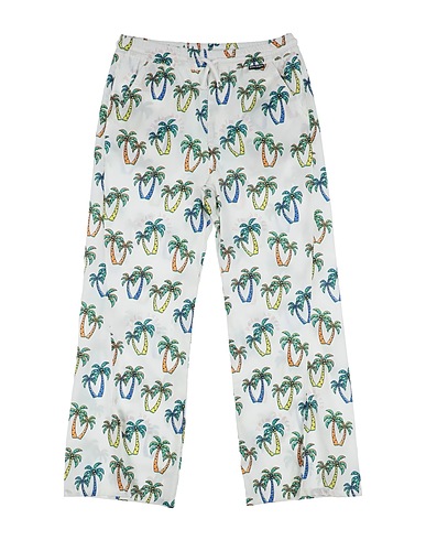 PALM ANGELS Pantalone Bianco 100% Cotone