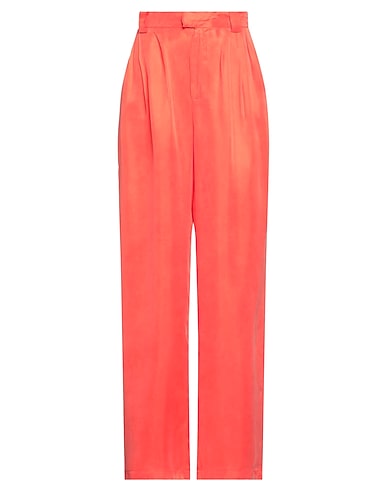 WEILI ZHENG Casual trouser Coral 100% Cupro
