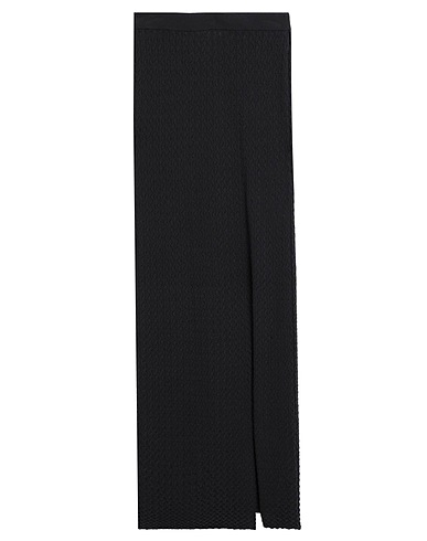 LIVIANA CONTI Long skirt Dark brown 65% Viscose, 35% Polyamide