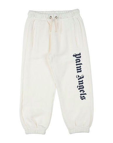 PALM ANGELS Pantalone Bianco 100% Cotone