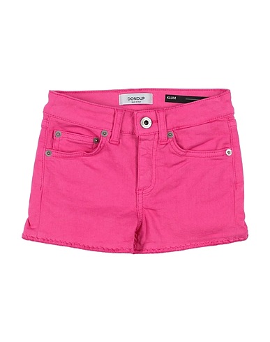 DONDUP Denim shorts Fuchsia 88% Cotton, 7% Elastomultiester, 5% Elastane