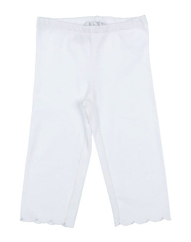 ELSY Leggings Bianco 95% Cotone, 5% Elastan
