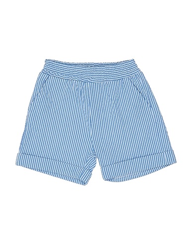 MONNALISA Shorts & Bermuda Sky blue 99% Cotton, 1% Elastane