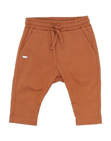 LE BEBÉ Casual trouser Camel 100% Cotton