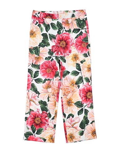 DOLCE&GABBANA Casual trouser Pink 97% Viscose, 3% Elastane, Silk