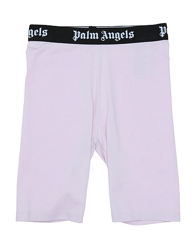 PALM ANGELS Shorts & Bermuda Lilac 95% Cotton, 5% Elastane, Polyester, Polyamide