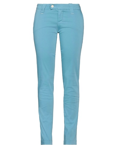 JACOB COHЁN Casual trouser Azure 97% Cotton, 3% Elastane