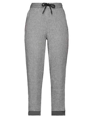 BRAND UNIQUE Pantalone Nero 52% Viscosa, 48% Lino, Rayon