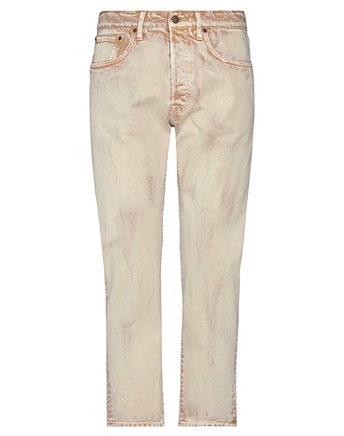 (+) PEOPLE Denim trousers Beige 100% Cotton