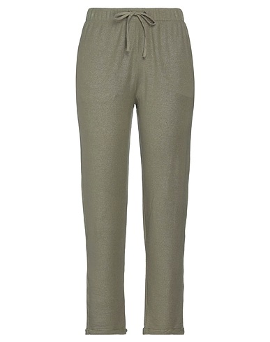 MAJESTIC FILATURES Casual trouser Military green 96% Viscose, 4% Elastane