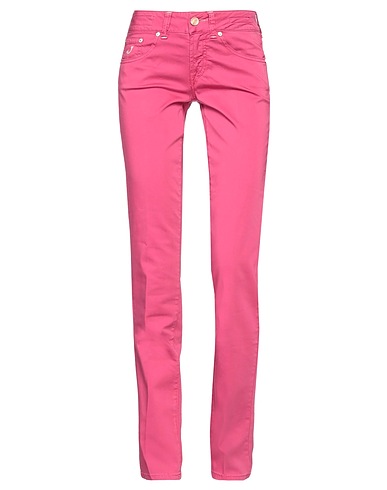 JACOB COHЁN Casual trouser Fuchsia 97% Cotton, 3% Elastane