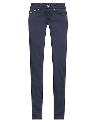 JACOB COHЁN Casual trouser Midnight blue 97% Cotton, 3% Elastane