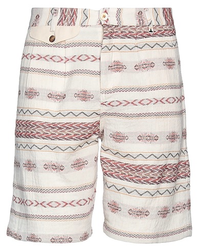 BERNA Shorts & Bermuda Ivory 53% Cotton, 47% Polyester
