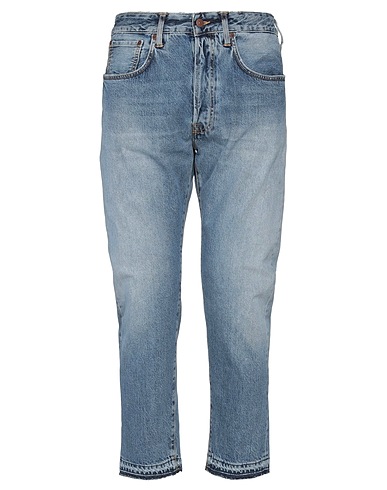 (+) PEOPLE Denim trousers Blue 100% Cotton