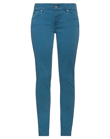JACOB COHЁN Casual trouser Slate blue 97% Cotton, 3% Elastane