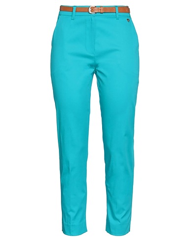 RINASCIMENTO Pantalon Turquoise 97% Coton, 3% Élasthanne