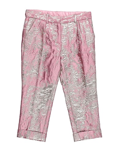 DOLCE&GABBANA Casual trouser Pink 61% Polyester, 26% Silk, 13% Metallic Polyester