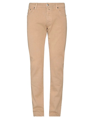 JACOB COHЁN Casual trouser Camel 79% Cotton, 19% Polyester, 2% Elastane
