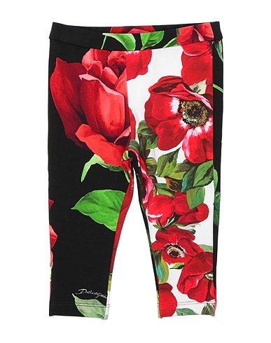 DOLCE&GABBANA Leggings Red 90% Cotton, 10% Elastane