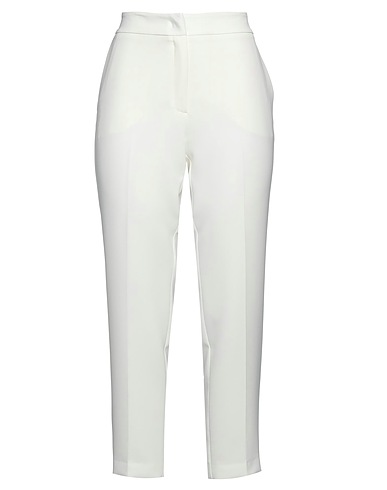 CLIPS Casual pants Ivory 97% Viscose, 3% Elastane