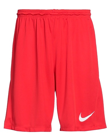 NIKE 쇼츠 & 버뮤다 NIKE PANTALONCINO Dri-FIT PARK III
 레드 100% 폴리에스테르
