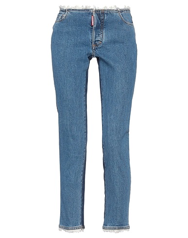 DSQUARED2 Denim pants Blue 99% Cotton, 1% Elastane, Polyurethane, Polyamide