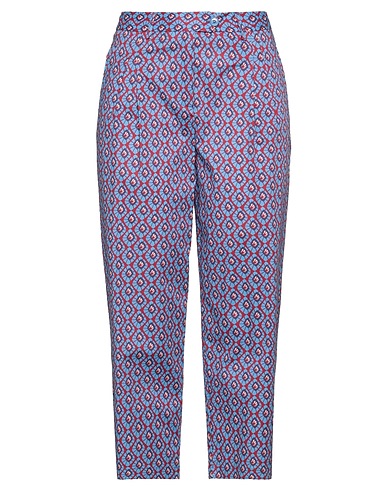 MERCI ITALIA Casual pants Burgundy 96% Cotton, 4% Elastane