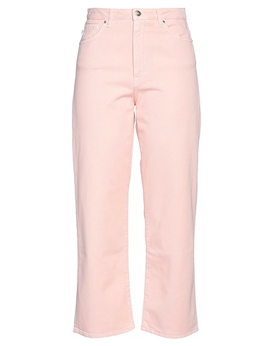 2W2M Casual pants Pink 100% Cotton