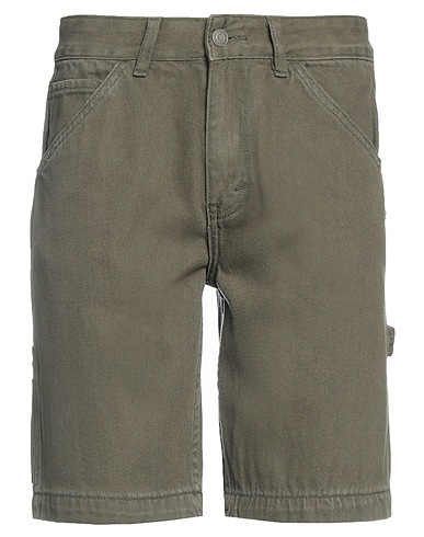 SCOUT Shorts jeans Verde militare 100% Cotone