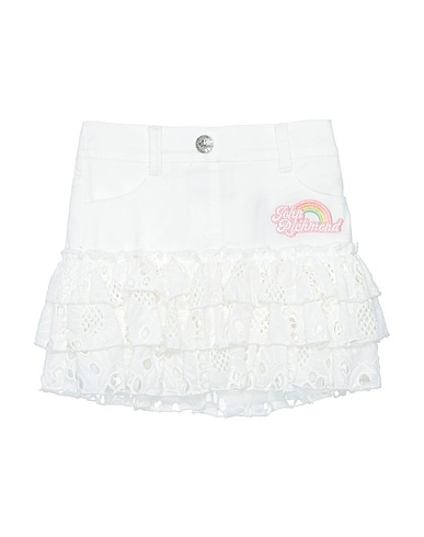 JOHN RICHMOND Skirt White 100% Cotton